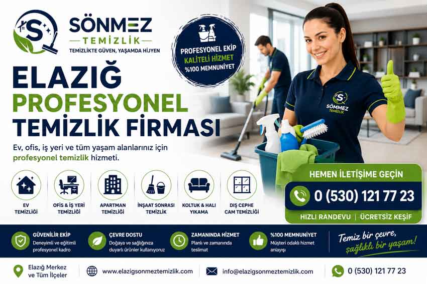 Elazığ-Profesyonel-Temizlik-Firması